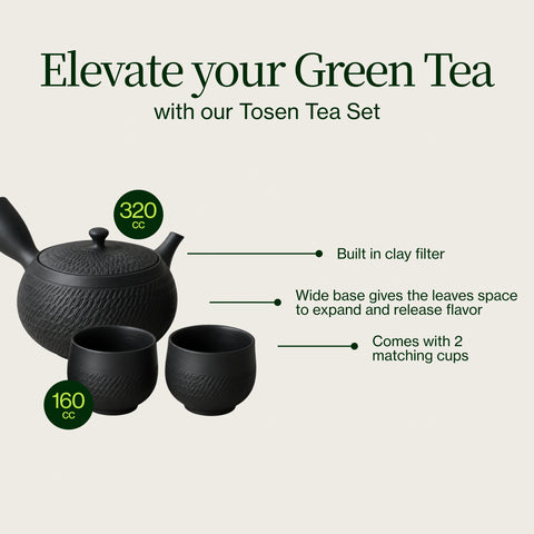 Set da tè Tosen Teiera kyusu
