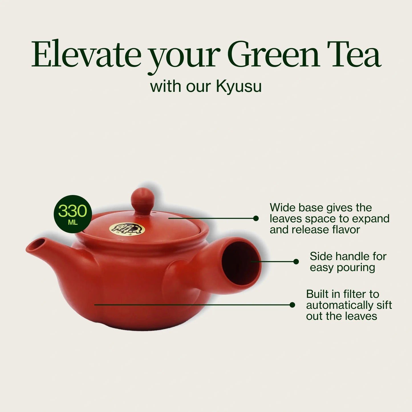 Kyusu In Terracotta Rossa
