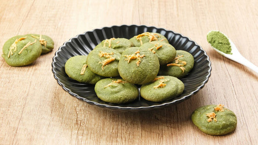 Matcha Brown Butter Cookies