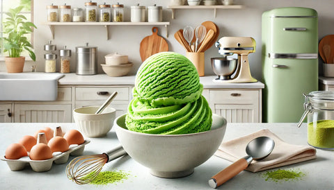 gelato al matcha