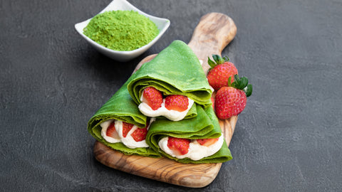 ricetta delle crêpe al matcha