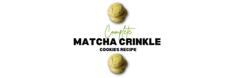 Biscotti Matcha Crinkle