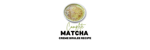 crema bruciata al matcha