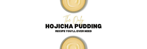 Hojicha ricetta del budino