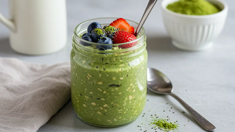 matcha overnight oats