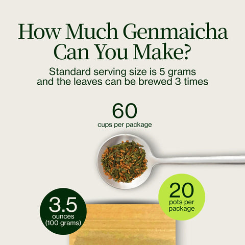 Tè verde Genmaicha con riso tostato