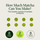 Matcha tea sampler 8 pack