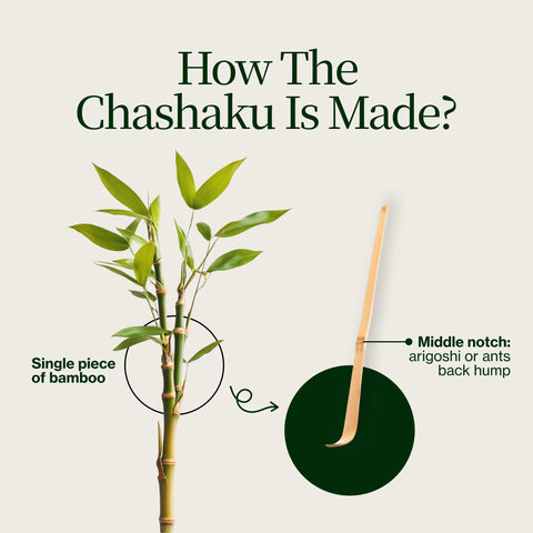 Cucchiaio di bambù Chashaku