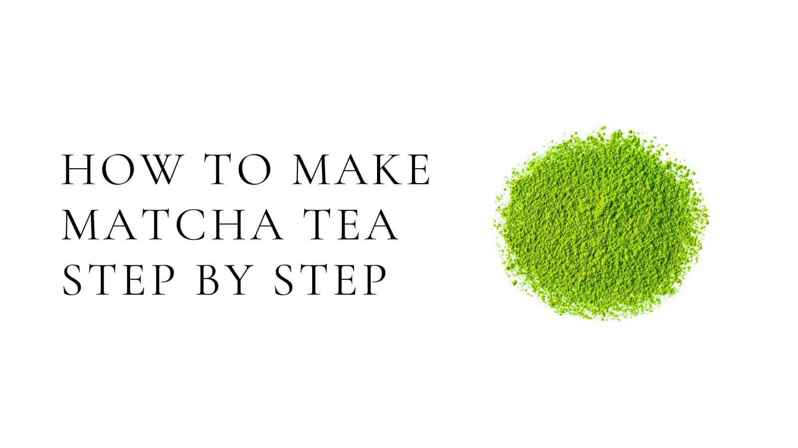 Carica il video: How to Make Matcha