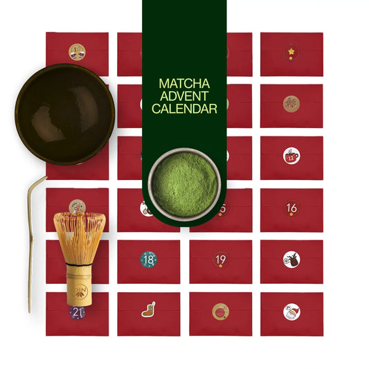 Calendario Dell'Avvento Del Tè Matcha 2023 Con Frusta Matcha, Chawan Matcha E Chashaku Matcha