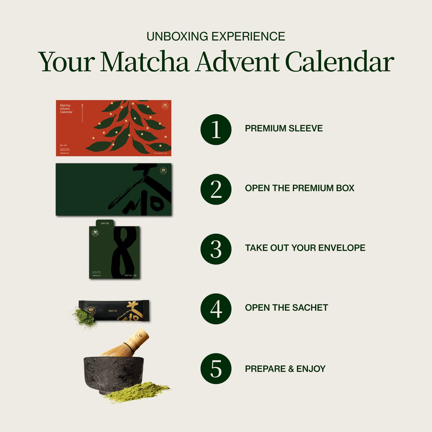 Calendario dell'Avvento Matcha 2026