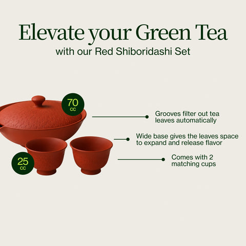 Set Shiboridashi rosso