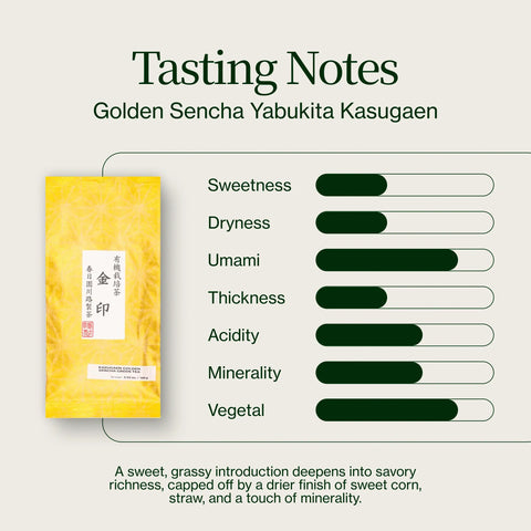 Sencha dorato Yabukita Kasugaen